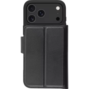 dbramante1928 Oslo Pro Flip Case für Apple iPhone 17 Pro Max, Polyurethan, Kunststoff, Schwarz