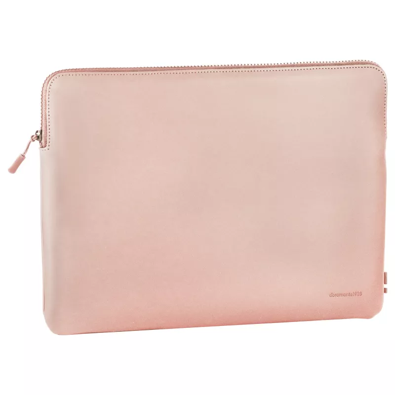 dbramante1928 Oxford ICON 15 inch Notebook-Hülle, Vollnarbenleder, Rosé-Sand
