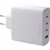 DBRAMANTE1928 Re-Charge GaN Wall Charger 140W – 4 Ausgangsports (3x USB-C, 1x USB-A) – Weiß