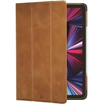 dbramante1928 Risskov iPad Pro 12,9 Zoll Folio Hülle - Vollnarbenleder, Tan RIIPGT001524