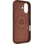 dbramante1928 Roskilde Rückseitenabdeckung für Mobiltelefon - MagSafe-kompatibel - Echtes Leder - Dark Tan - für Apple iPhone 17