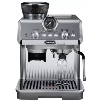 De'Longhi EC9255.M Magnifica S Manuelle Espressomaschine mit Mahlwerk, 15 bar, 1400 W, Edelstahl