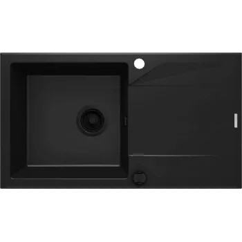 DEANTE 1-Bowl Granite Composite Sink with Drainer - Beige - 620x500mm