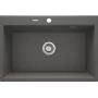 DEANTE 1-Bowl Granite Composite Sink with Drainer - Graphite 780x435mm