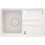 DEANTE 1-Bowl Granit-Verbundspüle mit integrierter Abtropffläche - Graphit, 780x440mm