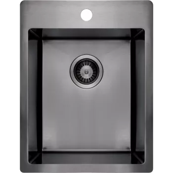 DEANTE 1-Bowl Steel Sink - Edelstahl Unterbau-Küchenspüle 540x440 mm
