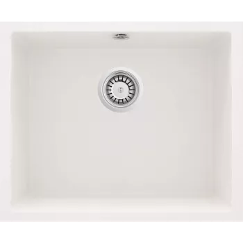 DEANTE 1-Bowl Wandhängende Granit Spüle Beige 370x370x150 mm