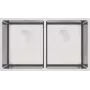 DEANTE 2-Bowl Wall-Hung Steel Sink