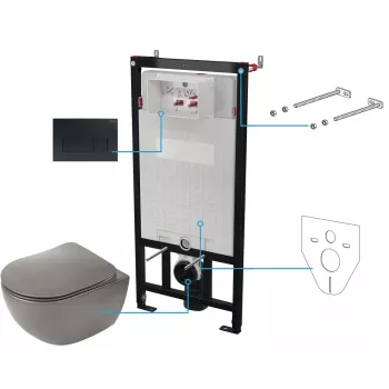 DEANTE 6-in-1 Unterputz-Toilettenset
