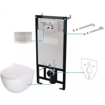 DEANTE 6-in-1 Unterputz-WC-Set
