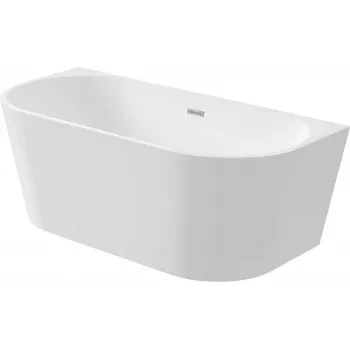 DEANTE Acryl-Freistehende Badewanne 160 cm Hochglanzweiß