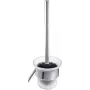 DEANTE ADI 0711 Wand-WC-Bürstenset, Edelstahl, Silber, Leman Serie
