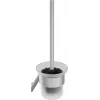 DEANTE ADI F711 Wand-WC-Bürste mit Edelstahlhalter, Matt Silber, 38 cm