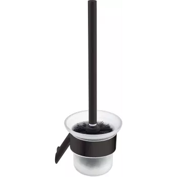 DEANTE ADI N711 Wand-WC-Bürstenset mit Edelstahlhalter, Silber, Matt