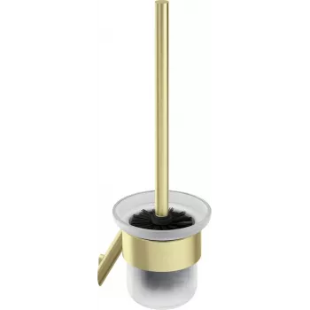 DEANTE ADI_R711 Wand-WC-Bürste mit Edelstahlhalterung, Matt Schwarz