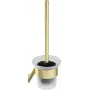 DEANTE ADI_R711 Wand-WC-Bürste mit Edelstahlhalterung, Matt Schwarz