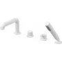 DEANTE Arnika 4-Loch Wannenarmatur mit Brauseset Chrom Messing