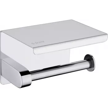 DEANTE Bari Wand-Toilettenpapierhalter mit Ablage - Edelstahl Chrom