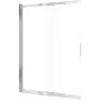 DEANTE Duschabtrennung für Badewanne 100x140 cm, Chrom, Einscheiben-Sicherheitsglas, EOS PDD I