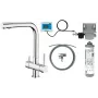 DEANTE BCHF065M 3-Wege Küchenarmatur mit Wasserfilterset, Matt Schwarz