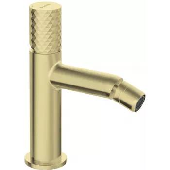 DEANTE Bidet-Armatur mit Handbrause, Wandmontage, Chrom, Einhebelmischer, Messing, Keramikkartusche 35 mm, G1/2 inch Anschluss, 120 cm Schlauch, Durchflussklasse A, Schallgruppe II