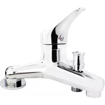 DEANTE BOJ 015M Wandmontierte Einhebel-Wannenarmatur Chrom Messing