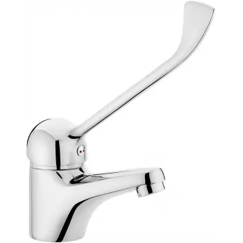 DEANTE BOJ 021C Waschtisch-Einhandmischer mit automatischem Pop-up-Stopfen, Chrom, Clinic Serie