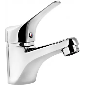 DEANTE BOJ 021M Waschtischarmatur mit automatischem Pop-up Ablauf, Chrom