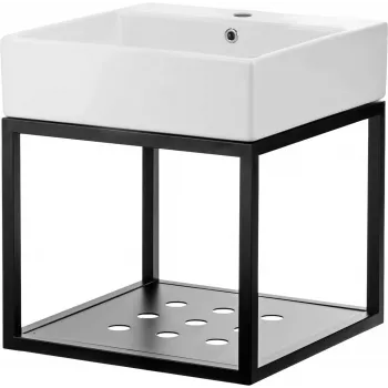 DEANTE CDTW6U5S Wandhängendes Badmöbel-Set mit Waschtisch 50x50 cm Weiß