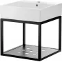 DEANTE CDTW6U5S Wandhängendes Badmöbel-Set mit Waschtisch 50x50 cm Weiß