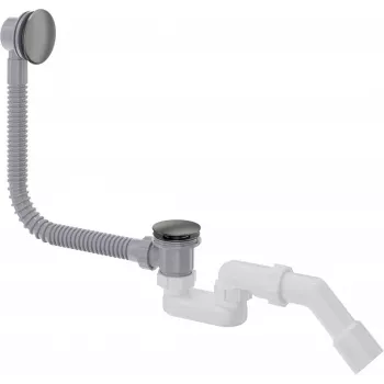 DEANTE Click-Clack Badewannen-Siphon Chrom Messing