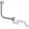 DEANTE Click-Clack Badewannen-Siphon mit Chromoberfläche und flexiblem Überlauf