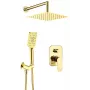 DEANTE Unterputz-Duschset Arnika Chrom 250mm runder Regenduschkopf