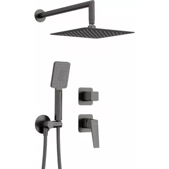DEANTE Unterputz-Duschset Chrom 250mm Regendusche mit Handbrause