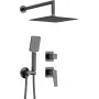 DEANTE Unterputz-Duschset Chrom 250mm Regendusche mit Handbrause