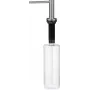 DEANTE Spülmittelspender mit Schwammhalter, 380 ml, Grau/Transparent