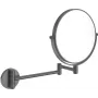 DEANTE Doppelseitiger Kosmetikspiegel mit verstellbarem Arm - Wandmontage, LED-Beleuchtung, 1x/3x Vergrößerung, Chrom