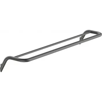 DEANTE Doppelter Handtuchhalter Wandmontage Edelstahl Matt Schwarz 450mm Orea