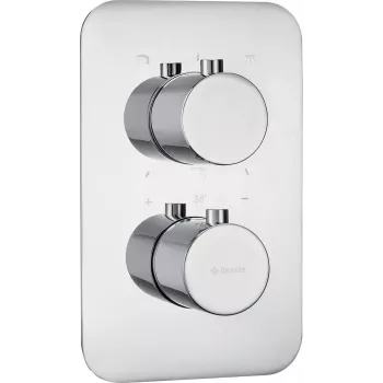 Deante Außenelement für Thermostat-BOX Chrom