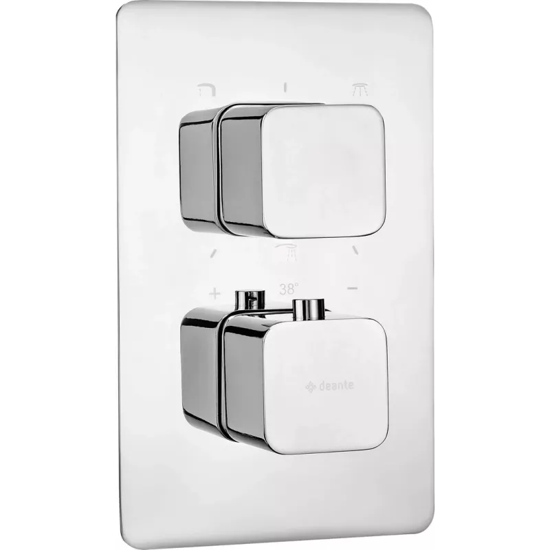 DEANTE Außenelement für Thermostat-BOX - Chrom