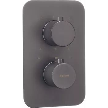DEANTE Außenelement für Thermostat-BOX Chrom Quadrat