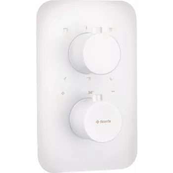 DEANTE Außenelement für Thermostat BOX M30x1.5 Weiß