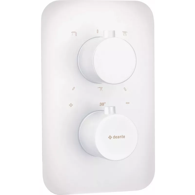 DEANTE Außenelement für Thermostat BOX M30x1.5 Weiß