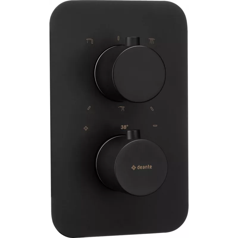 DEANTE Außenelement für Thermostat-BOX - poliertes Chrom
