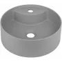 DEANTE Granite Countertop Washbasin with Space for Tap - Black, 1 Bowl, Integrated Drainer