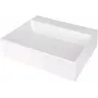 DEANTE Granit-Waschtisch für Aufsatzmontage mit Hahnloch und Ablaufgitter - Beige
