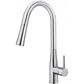 DEANTE Küchenarmatur mit Ausziehauslauf - 2 Strahlarten, Chrom