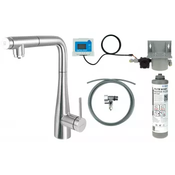 DEANTE Küchenarmatur mit Wasserfiltersystem und Ausziehauslauf BREF075M Chrom
