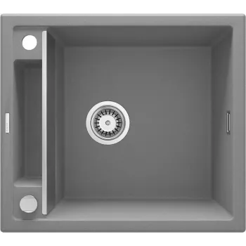 DEANTE Magnetic 1-Bowl Granite Sink - Graphite