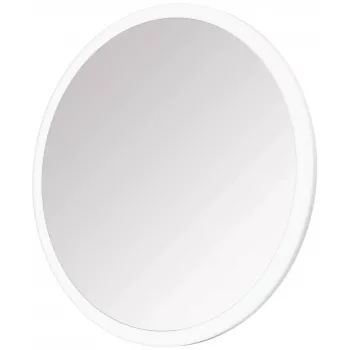 DEANTE Magnetischer Kosmetikspiegel mit LED-Hintergrundbeleuchtung - 5-fache Vergrößerung, stufenloses Dimmen, USB-C wiederaufladbar, Weiß